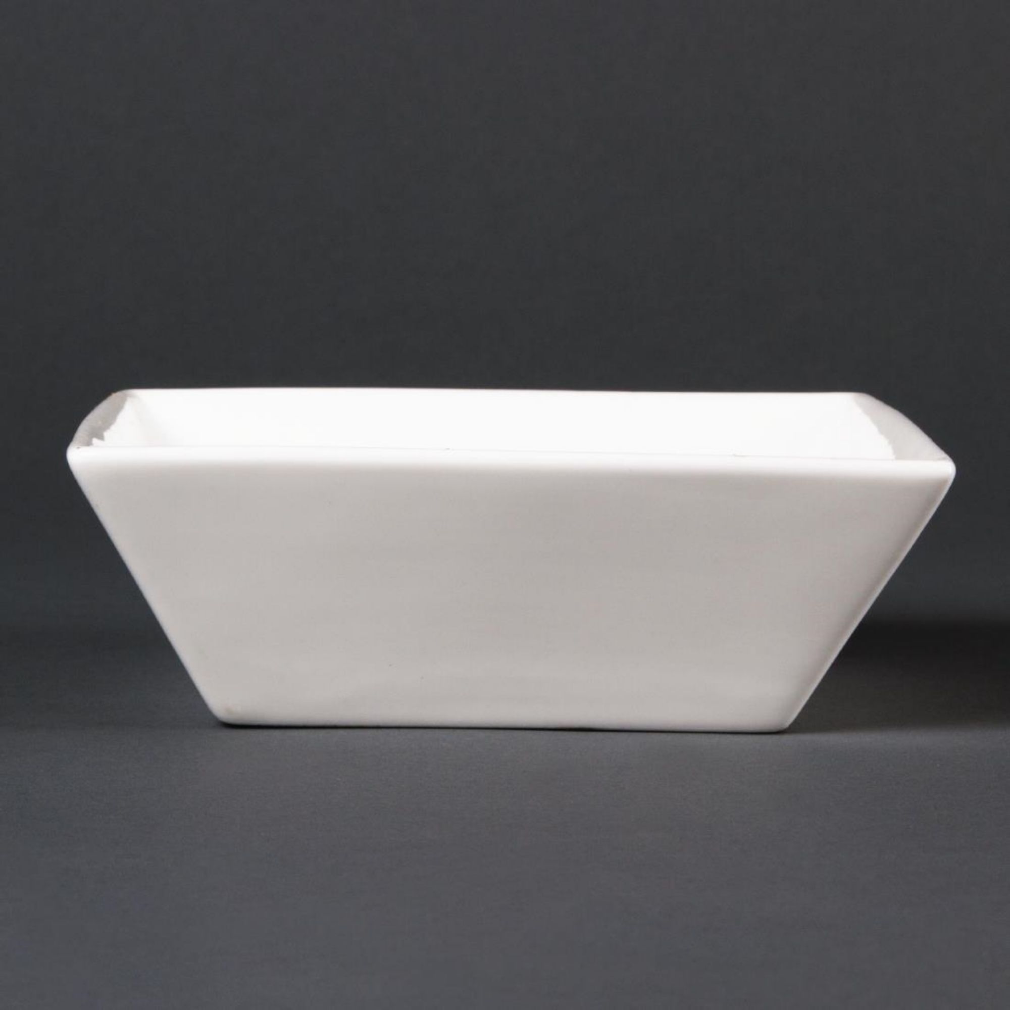Picture of Olympia Lumina Square Bowls White 140mm (6 pack) - CD639