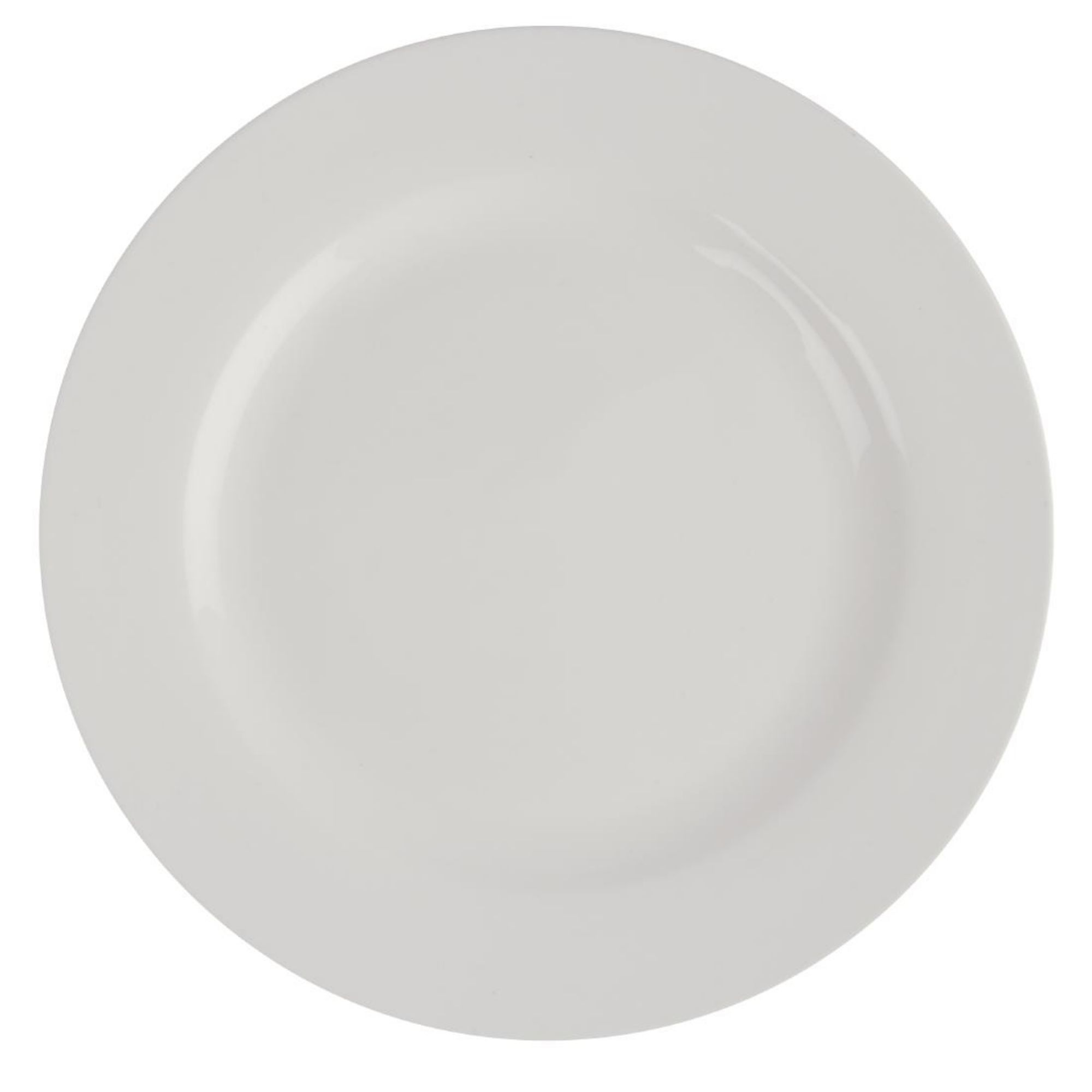 Picture of Olympia Lumina Wide Rim Round Plates White 200mm (6 pack)