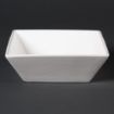 Picture of Olympia Lumina Square Bowls White 140mm (6 pack) - CD639