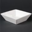 Picture of Olympia Lumina Square Bowls White 140mm (6 pack) - CD639