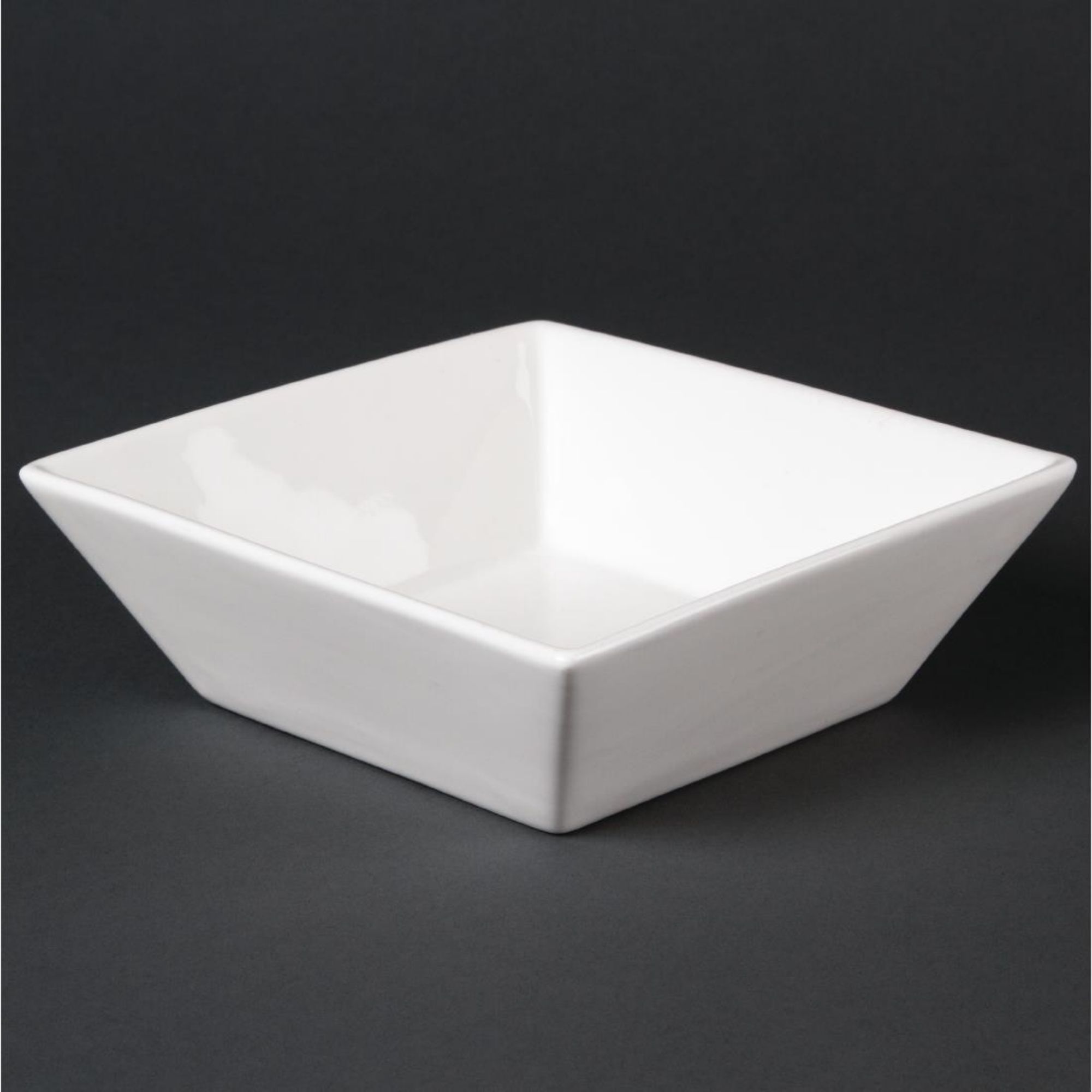 Picture of Olympia Lumina Square Bowls White 140mm (6 pack)