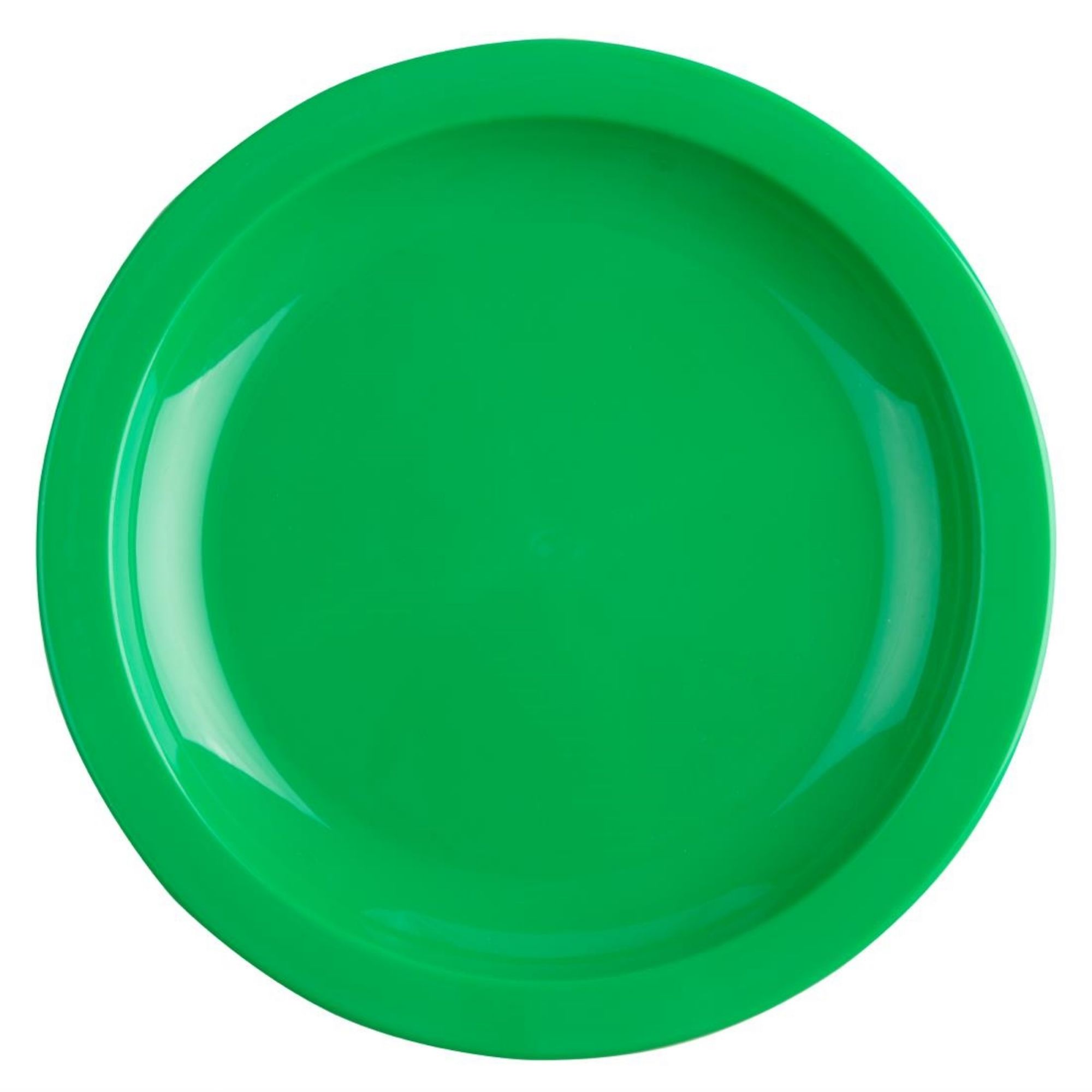 Picture of Olympia Kristallon Polypropylene Plates Green 174mm (12 pack) - CB764