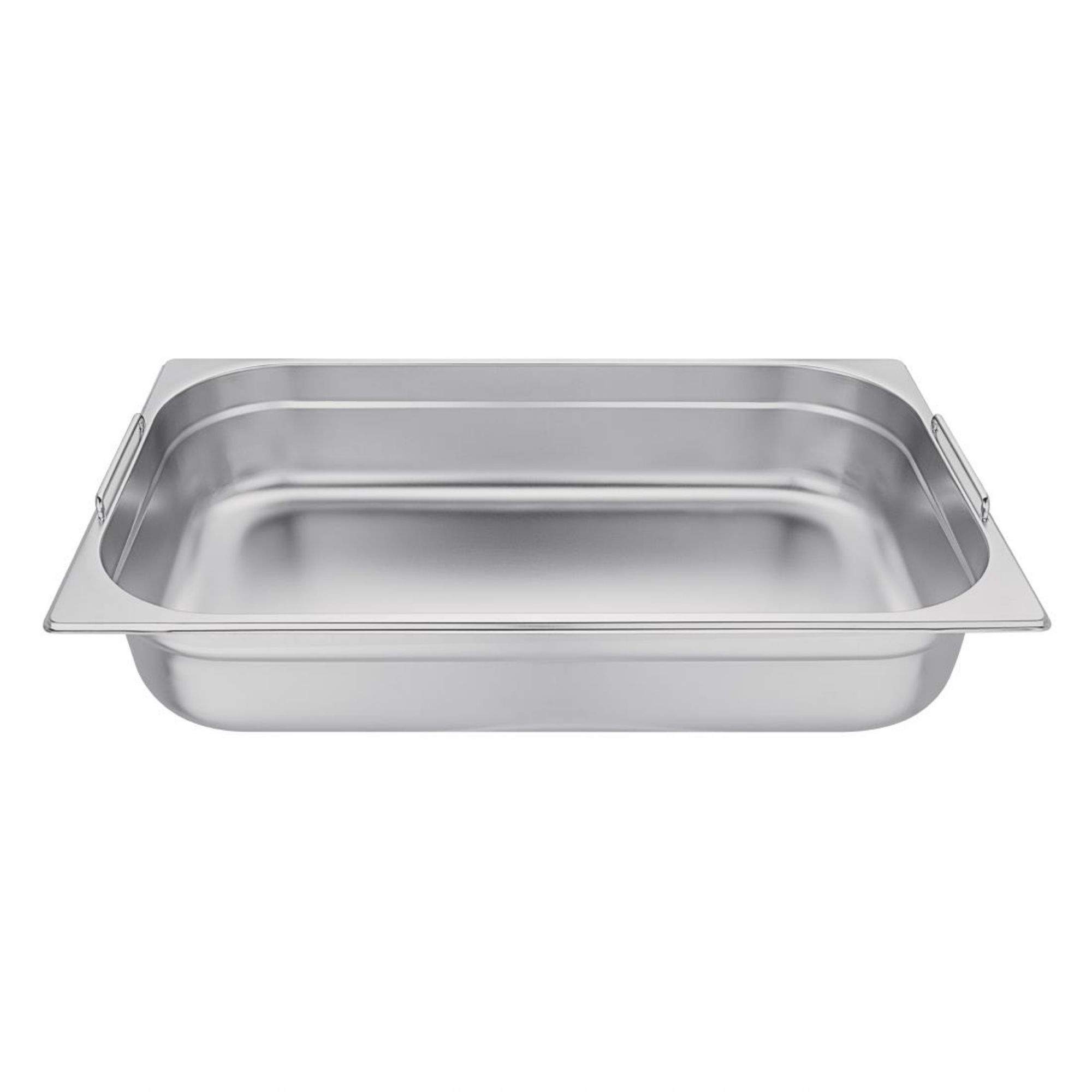 Picture of Vogue Stainless Steel 1/1 Gastronorm Tray With Handles 100mm - CB179