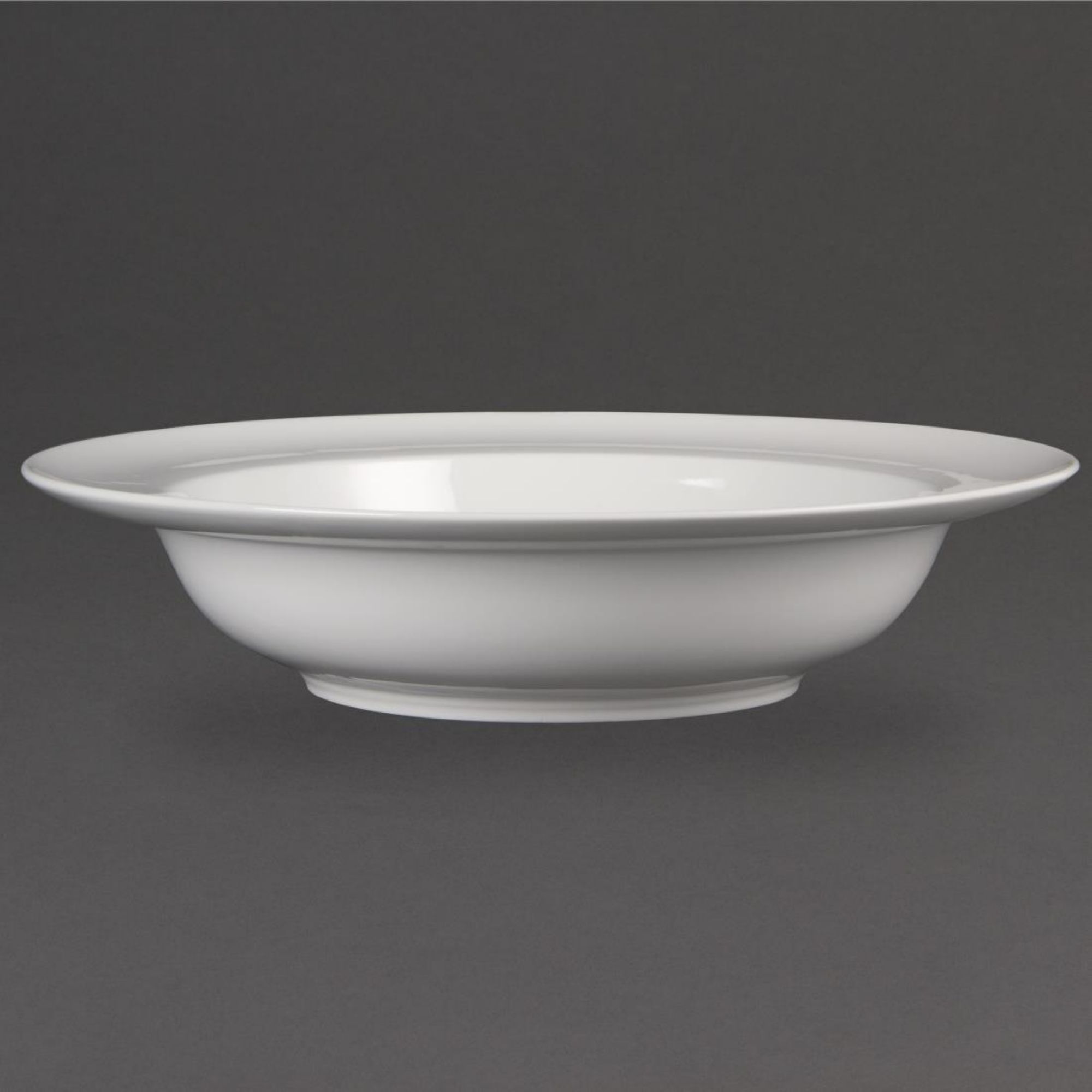 Picture of Olympia Whiteware Wide Rim Bowls 228mm 710ml/25oz (4 pack) - CB694