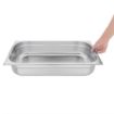 Picture of Vogue Stainless Steel 1/1 Gastronorm Tray With Handles 100mm - CB179