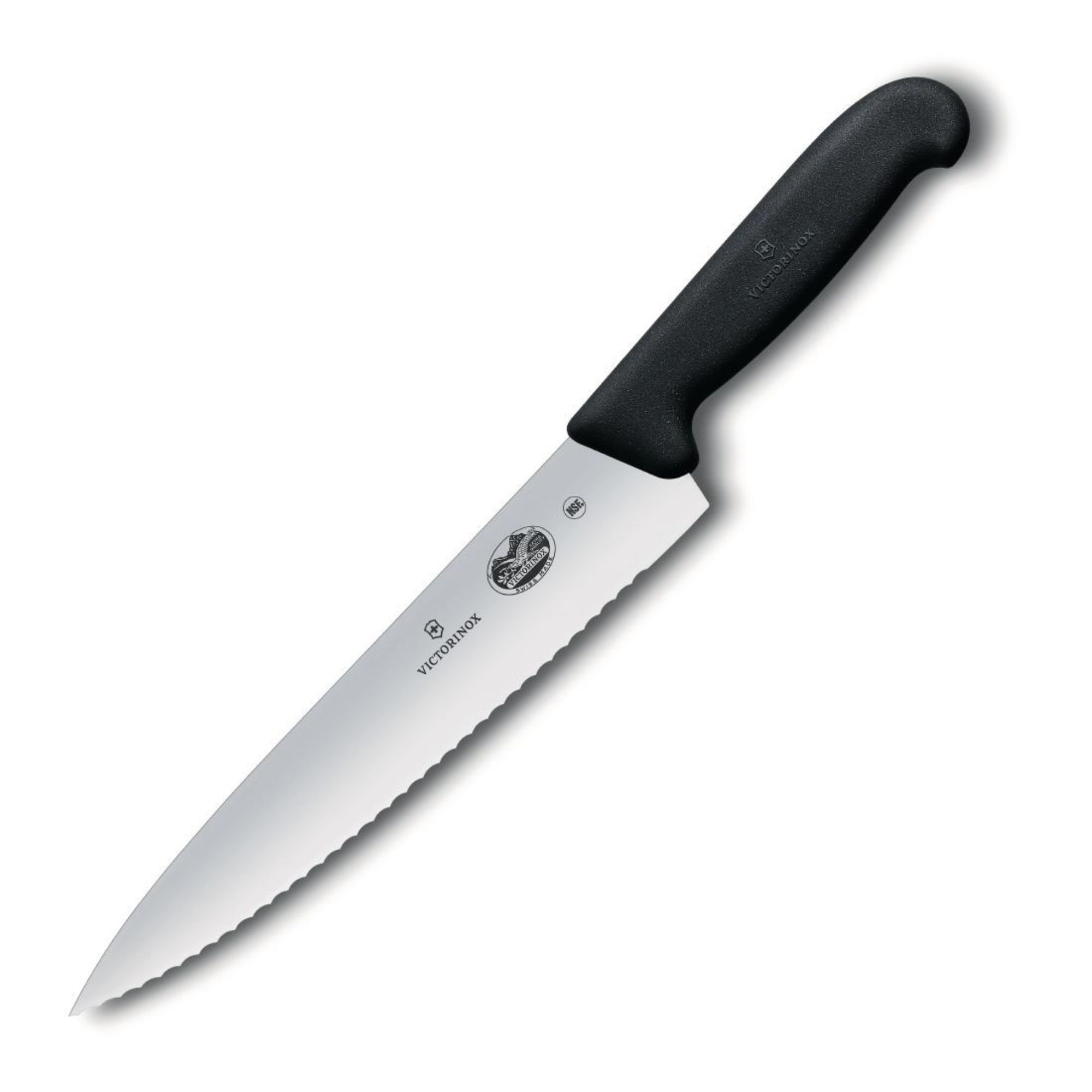 Picture of Victorinox Fibrox Serrated Carving Knife 25.4cm - CC267