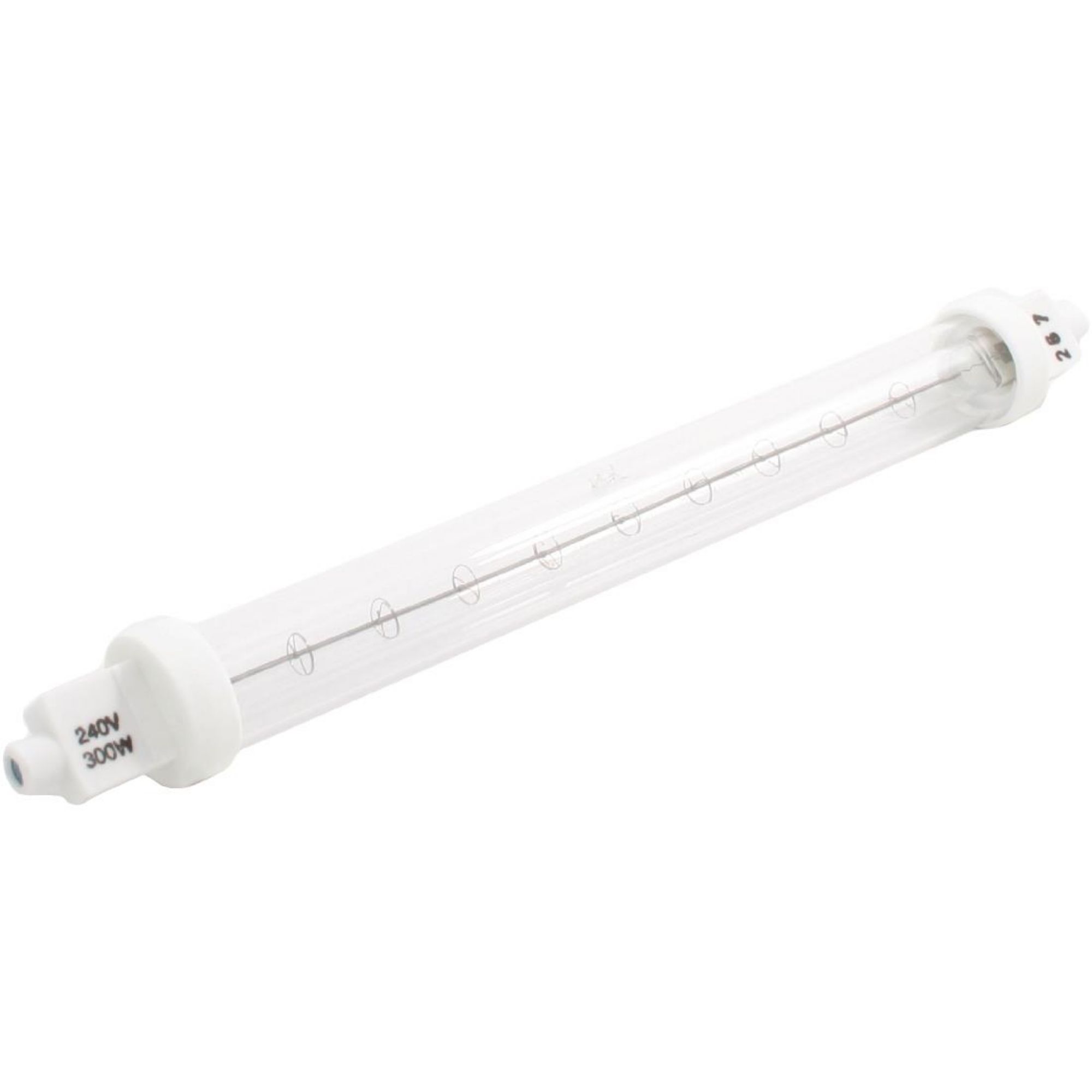 Picture of Jacketed Infrared Quartz Heat Bulb R7 220mm 300W - CC536
