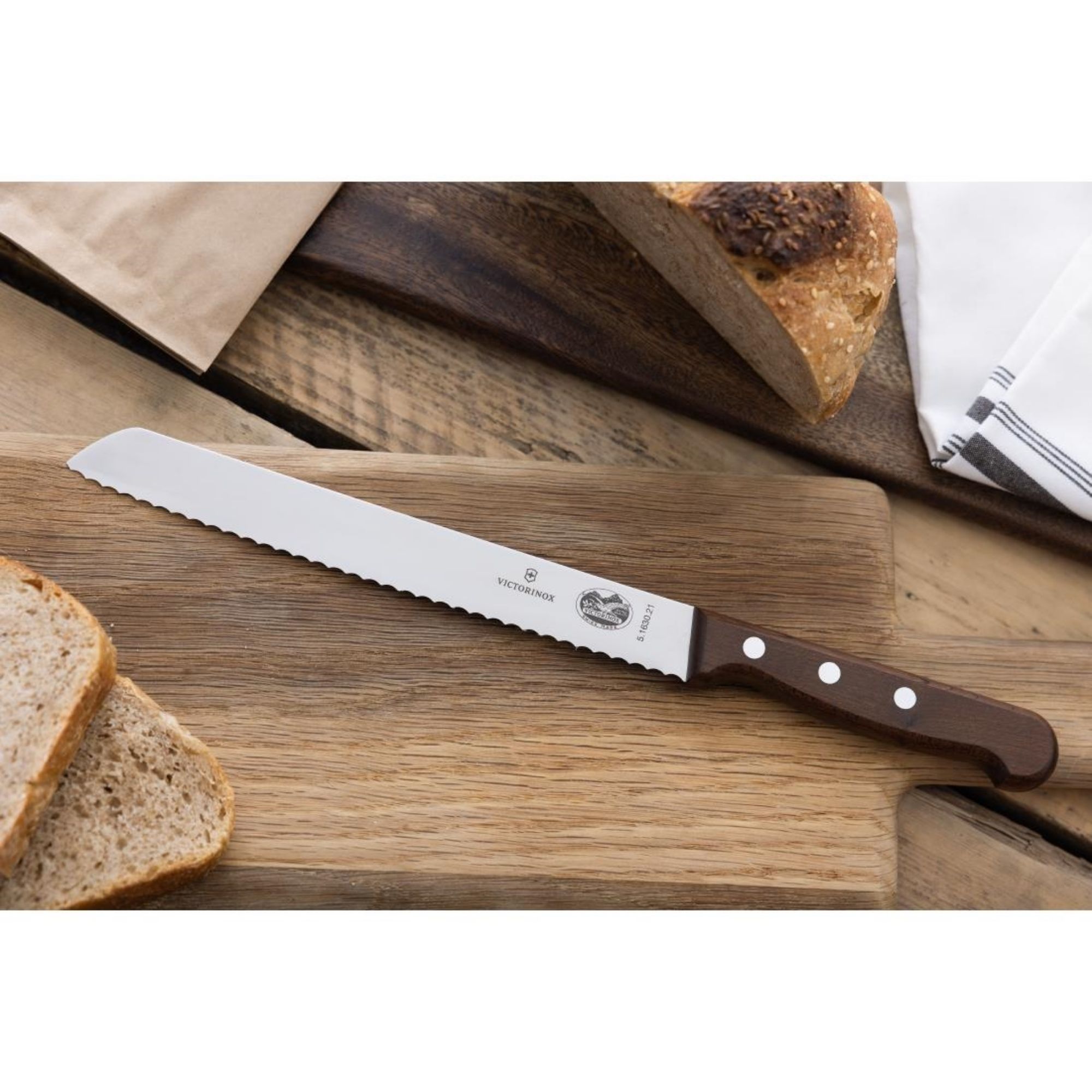 Picture of Victorinox Wooden Handled Serrated Bread Knife 21.5cm