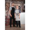 Picture of Southside Linen Blend Bib Apron Grey - BB693