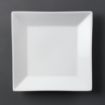 Picture of Olympia Whiteware Square Plates Wide Rim 250mm (6 pack) - C360