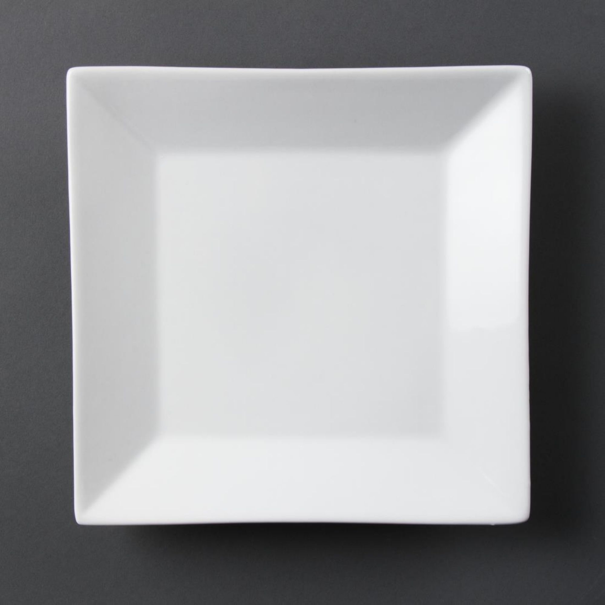 Picture of Olympia Whiteware Square Plates Wide Rim 250mm (6 pack) - C360