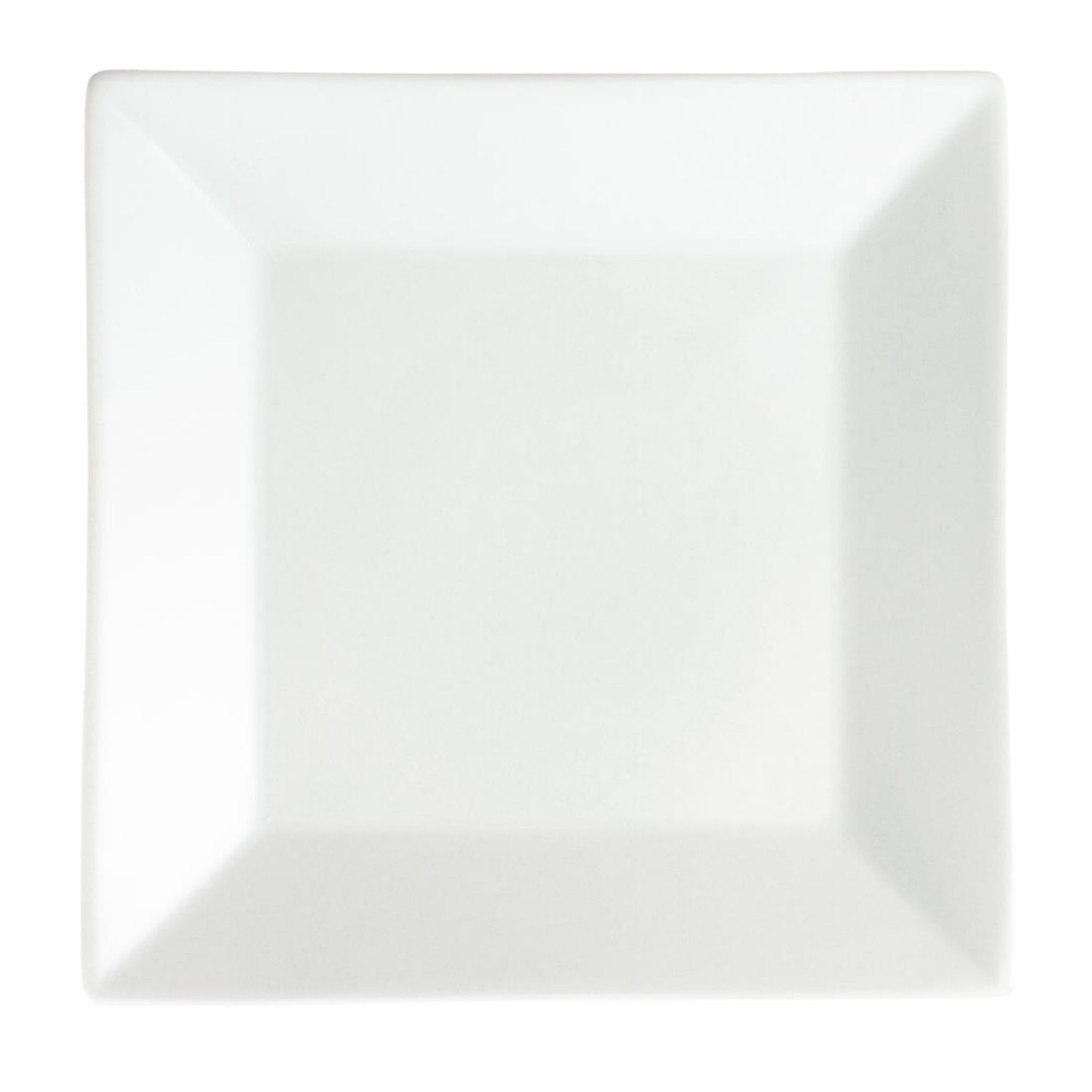 Picture of Olympia Whiteware Square Plates Wide Rim 250mm (6 pack)