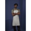 Picture of Southside Linen Blend Bib Apron Grey - BB693