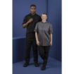 Picture of Southside Band Collar Chef Jacket Charcoal XL - BB712-XL