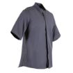 Picture of Southside Band Collar Chef Jacket Charcoal XL - BB712-XL