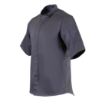 Picture of Southside Band Collar Chef Jacket Charcoal XL - BB712-XL
