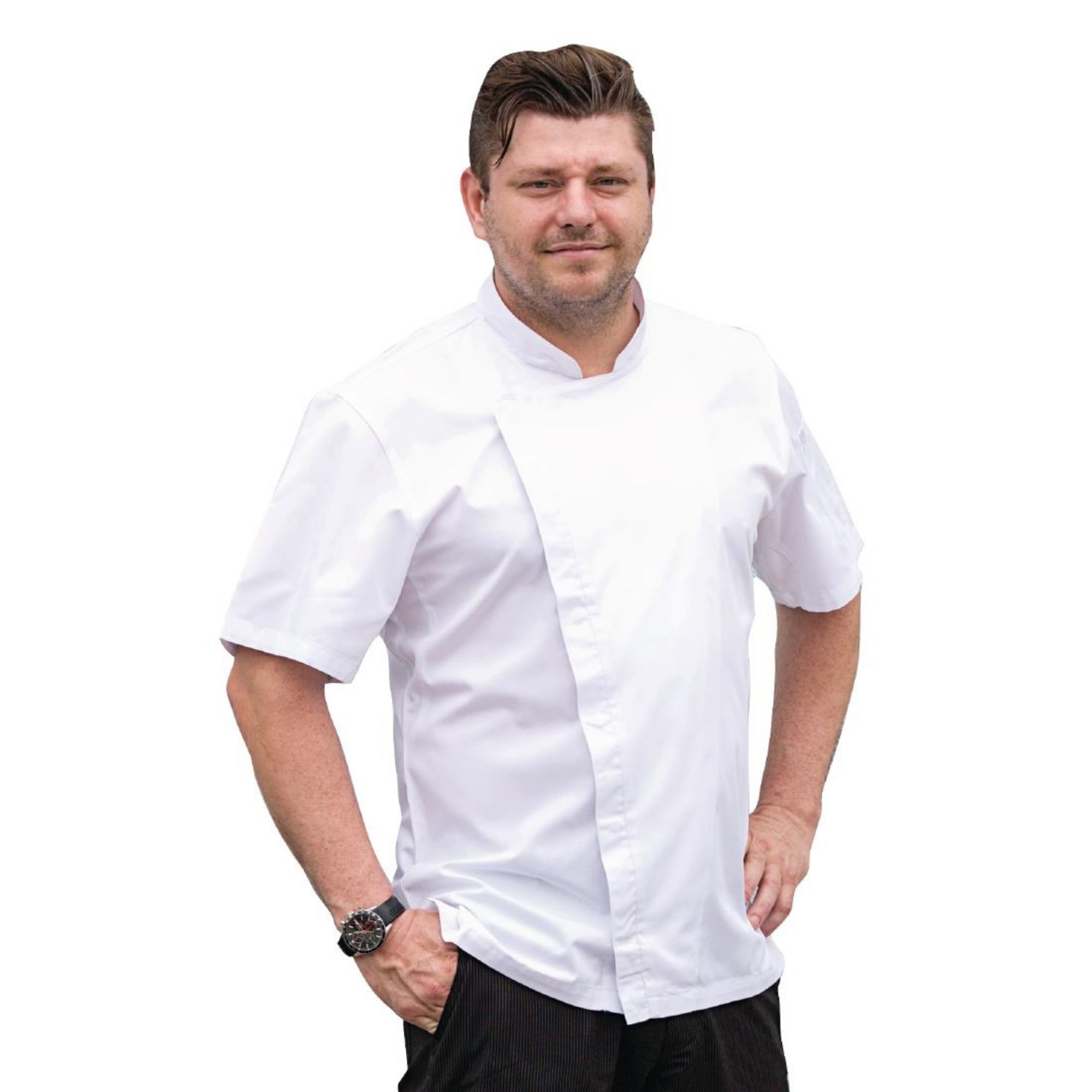 Picture of Chef Works Cannes Chef Jacket White XL