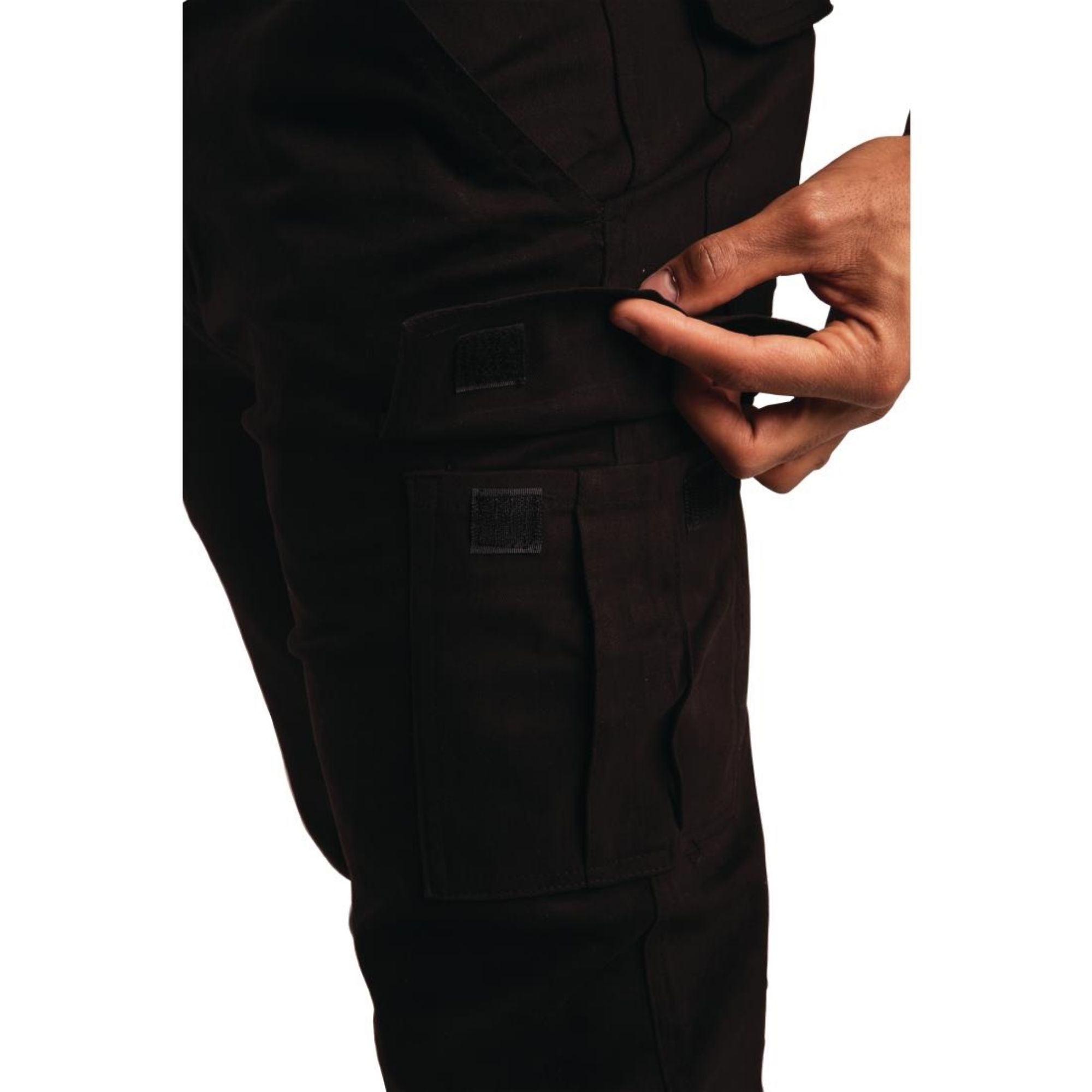 Picture of Portwest Stretch Slim Combat Trousers Black 32