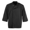 Picture of Whites Unisex Atlanta Chef Jacket Black Teflon M - BB577-M