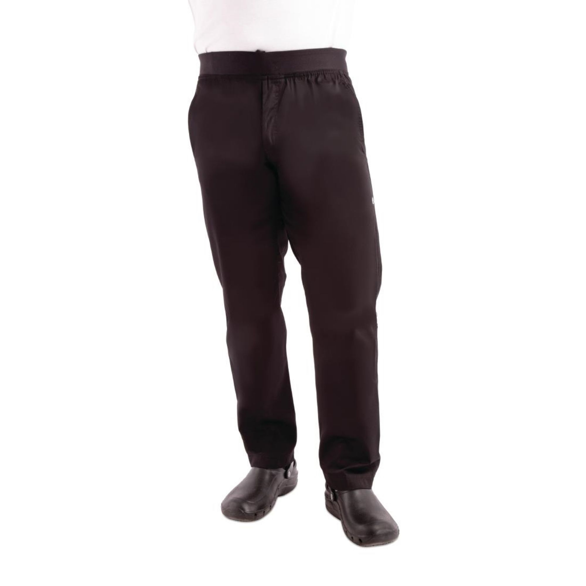 Picture of Chef Works Men's Lightweight Slim Trouser Black Size XL