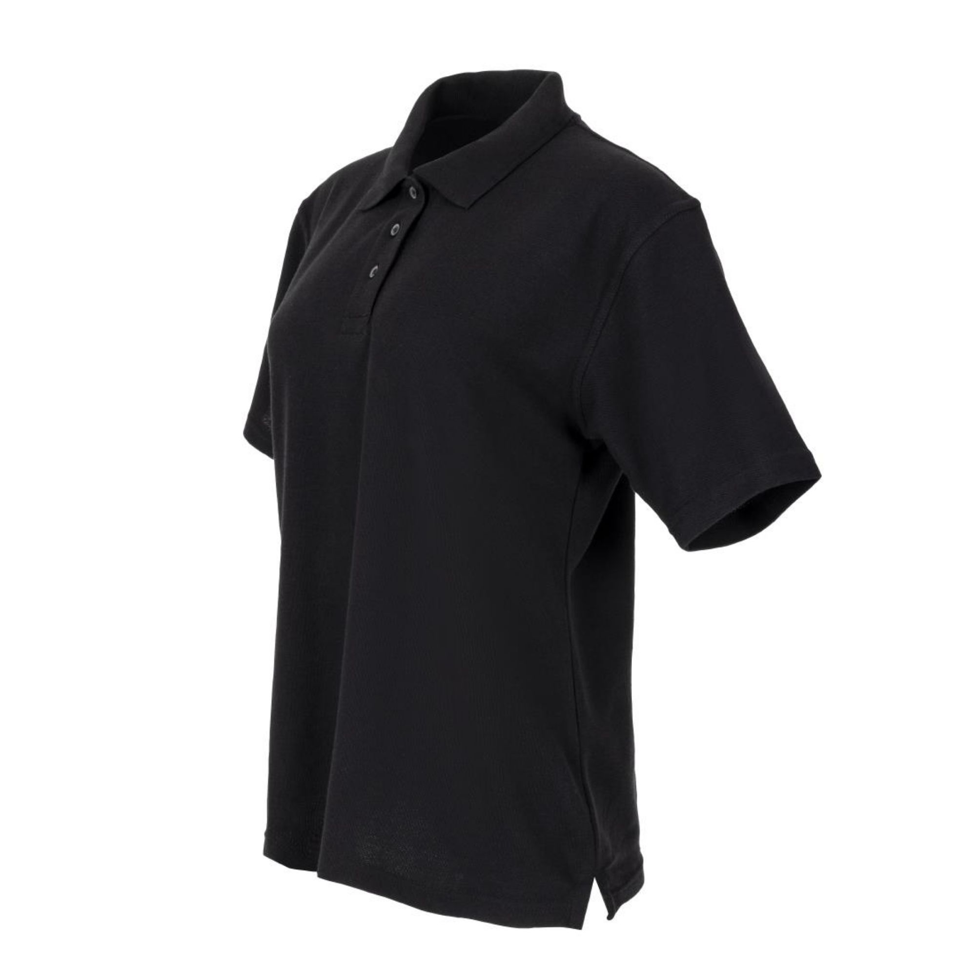 Picture of Ladies Polo Shirt Black XXL