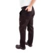 Picture of Chef Works Men's Lightweight Slim Trouser Black Size XL - BB301-XL