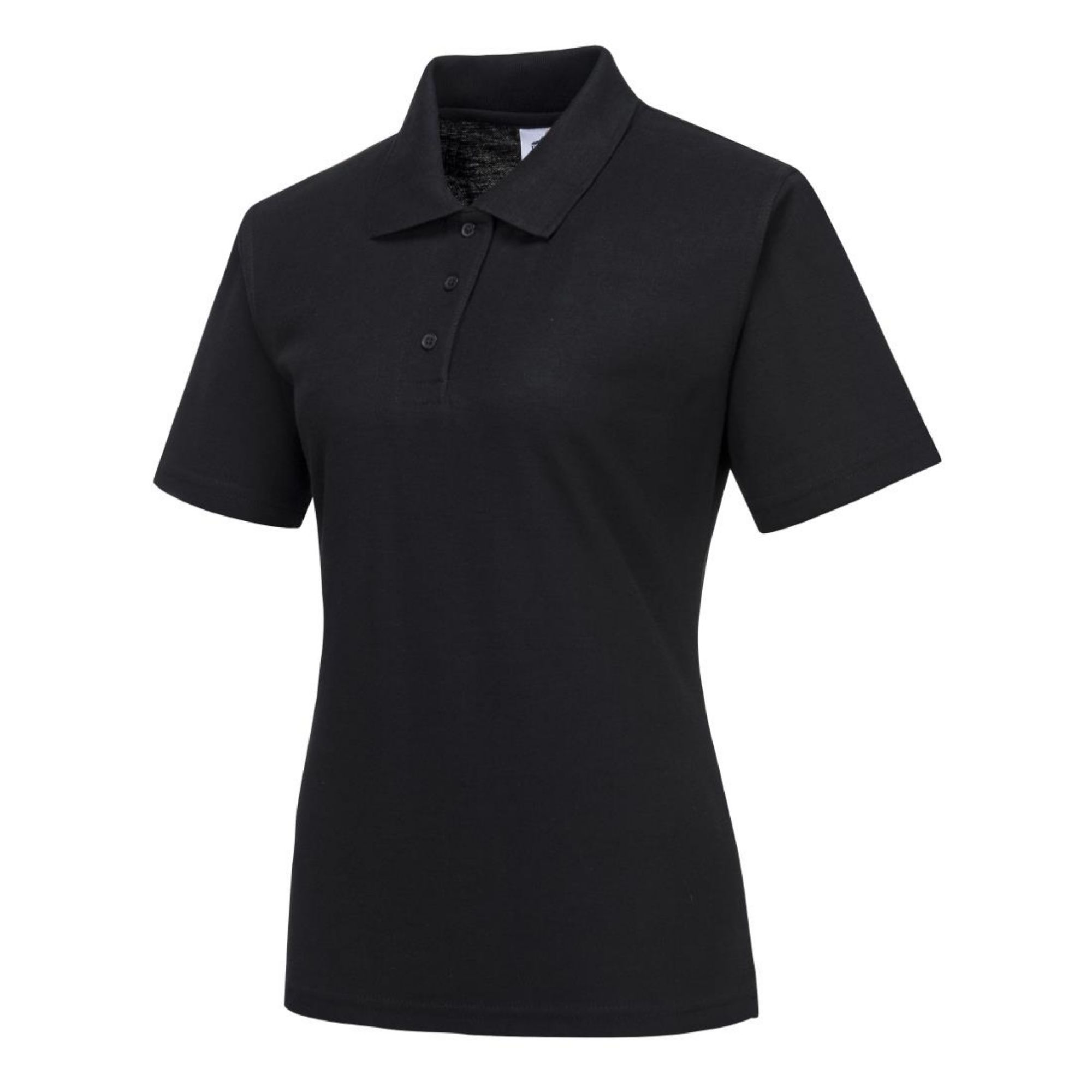 Picture of Ladies Polo Shirt Black XXL