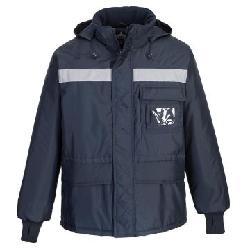 Picture of Portwest Navy Coldstore Jacket Size L