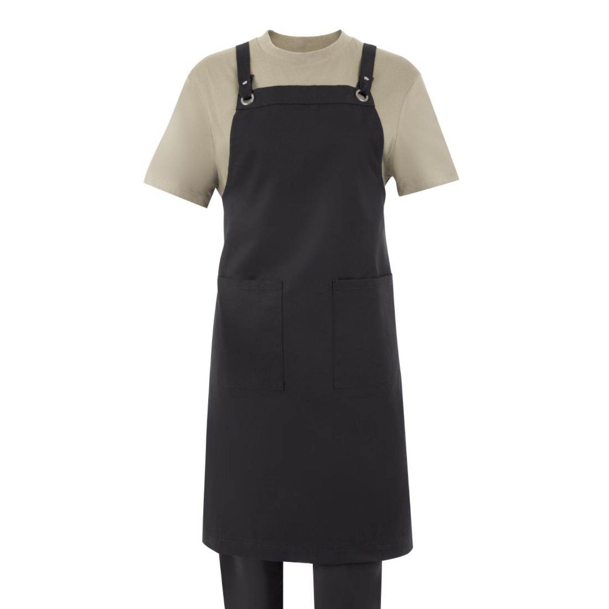 Picture of Southside Cotton Canvas Bib Apron Black - BA204