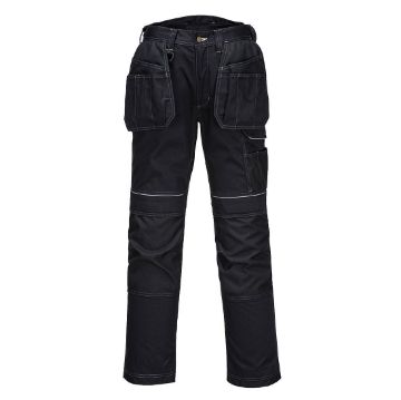 Picture of Portwest Black Holster Work Trousers Size 36