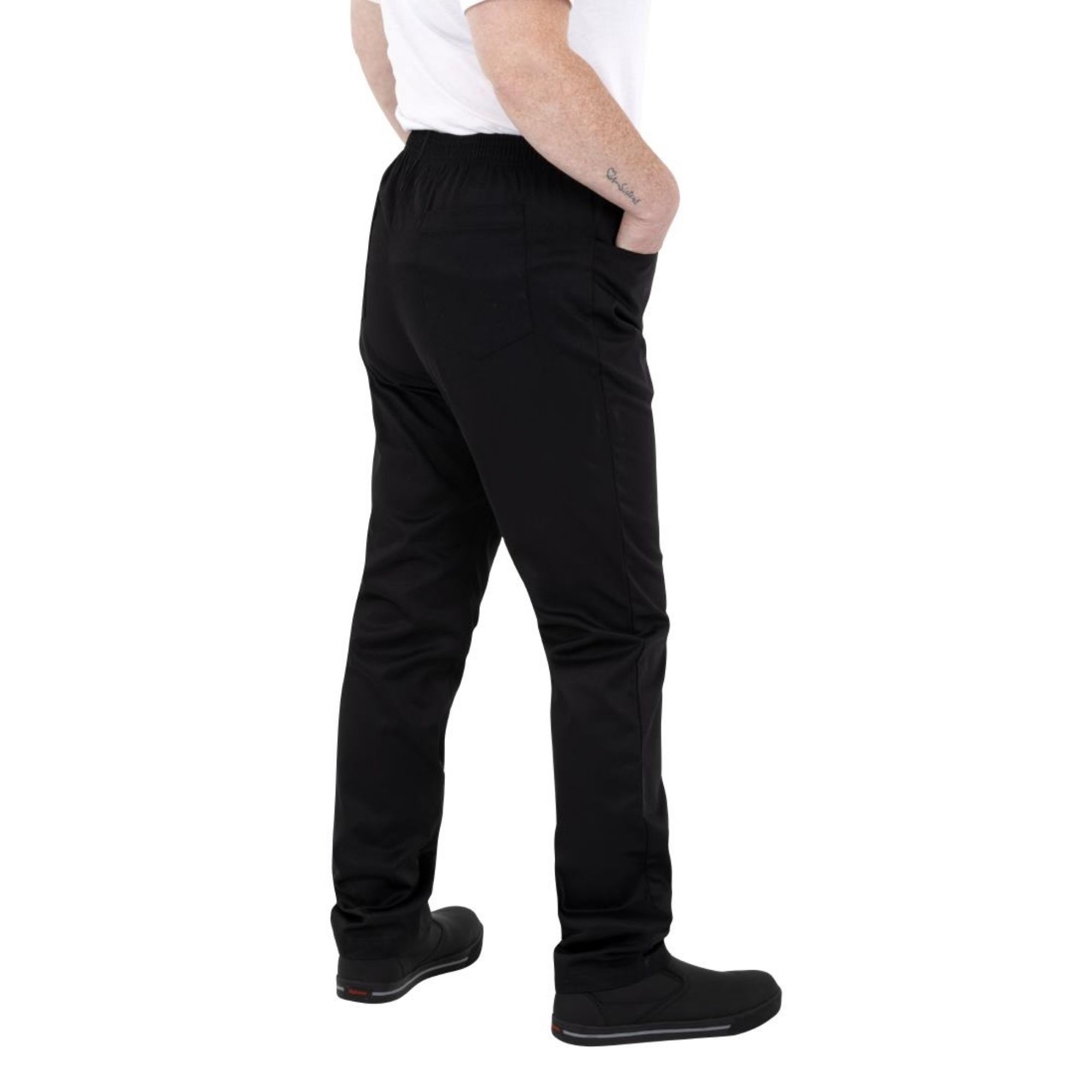 Picture of Southside Slim Fit Casual Trousers Black M