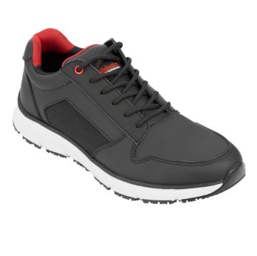 Picture of Slipbuster Microfibre Trainer Super Comfort Sole Black 37