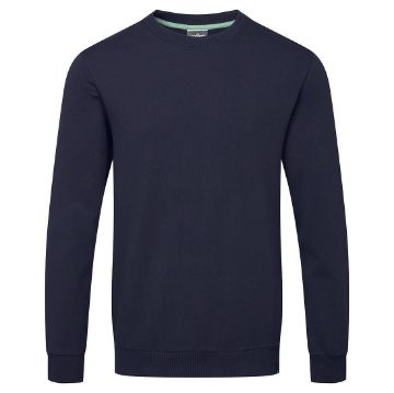 Picture of Portwest Navy Organic Cotton Recyclable Sweatshirt Size XL