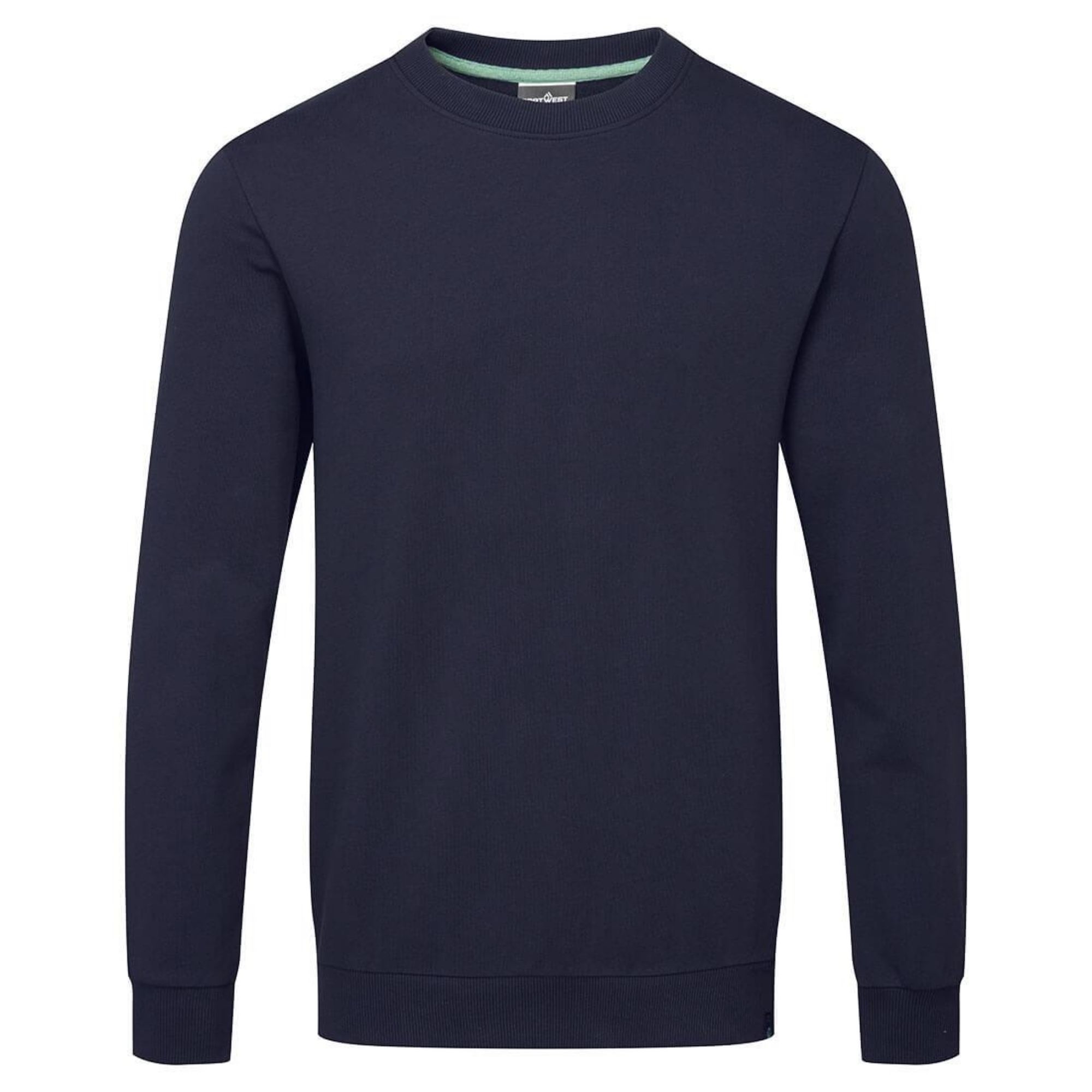 Picture of Portwest Navy Organic Cotton Recyclable Sweatshirt Size M - BA181-M