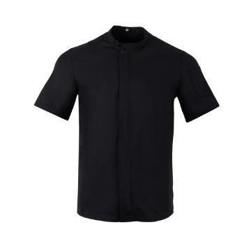 Picture of Southside Harlem Short Sleeve Chef Jacket Black XL