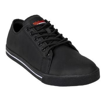 Picture of Slipbuster Microfibre Safety Trainers Matte Black 37