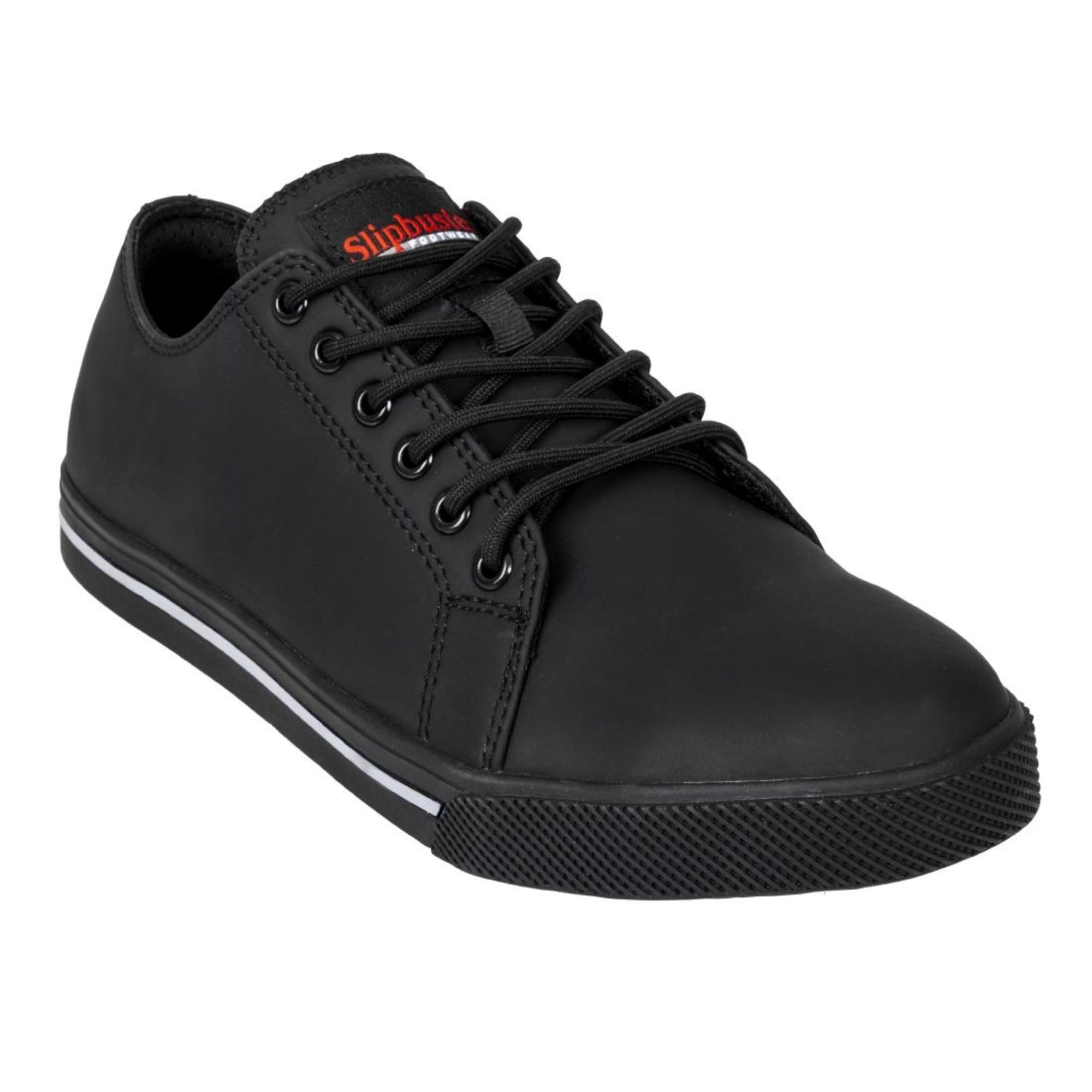 Chaussures Antidérapantes Slipbuster - Noir, Taille 40 UE (6.5 UK) - Semelle SRC, Confort Toute La Journée