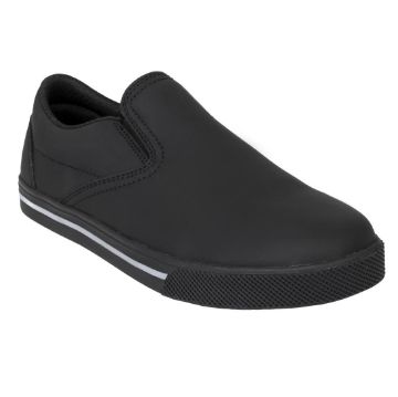 Picture of Slipbuster Microfibre Slip-on Shoe Matte Black 42
