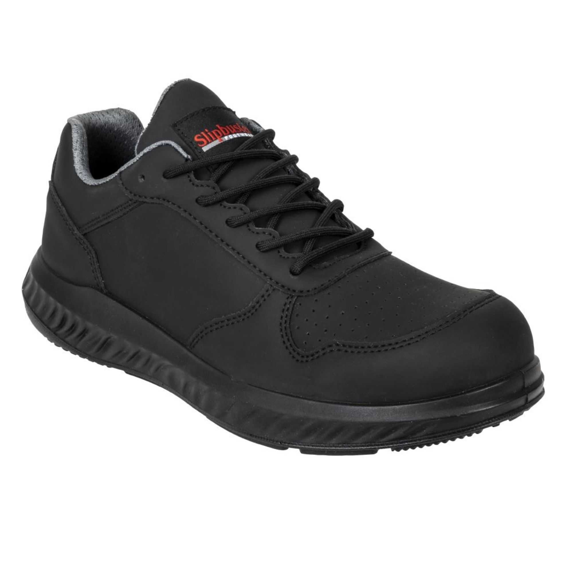 Picture of Slipbuster Microfibre Trainers Matte Black 44 - BA063-44
