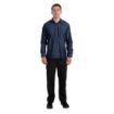 Picture of Chef Works Urban Detroit Long Sleeve Denim Shirt Blue XL - B776-XL