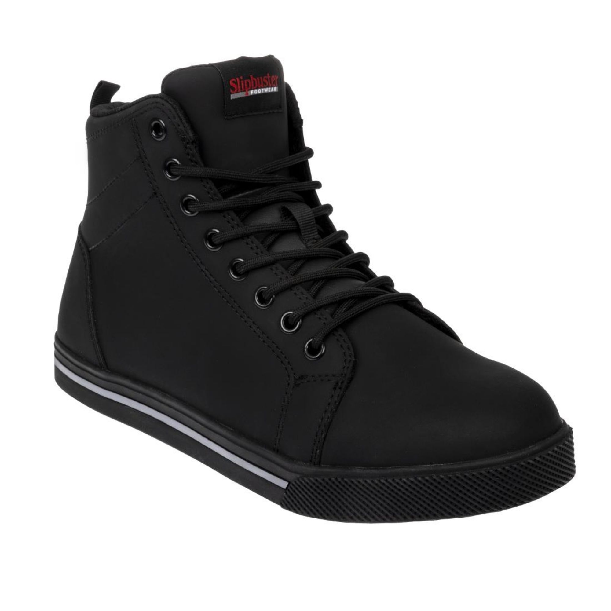Picture of Slipbuster Microfibre Safety Hi Top Boots Matte Black 40 - BA061-40