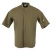 Picture of Southside Band Collar Chef Jacket Khaki S - BA001-S