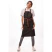 Picture of Chef Works Urban Memphis Bib Apron Black - B720