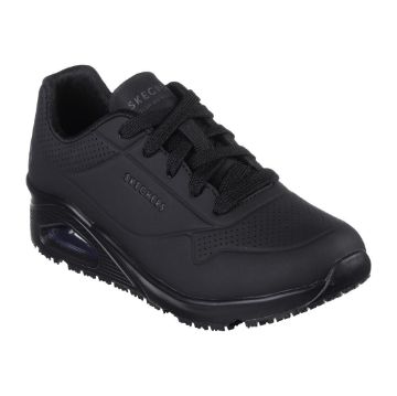 Picture of Skechers Work Womens Uno Slip Resistant Trainers Black 41