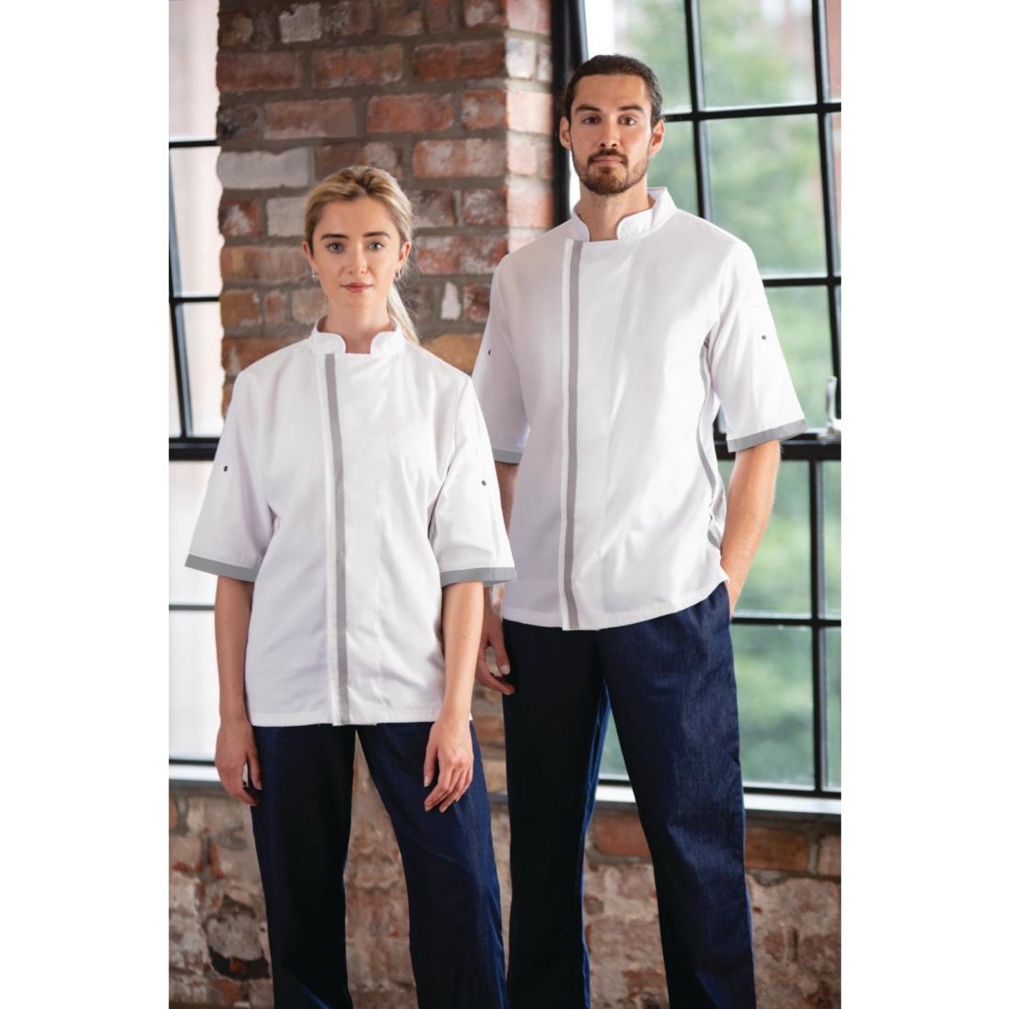 Picture of Southside Unisex Chef Jacket White XS