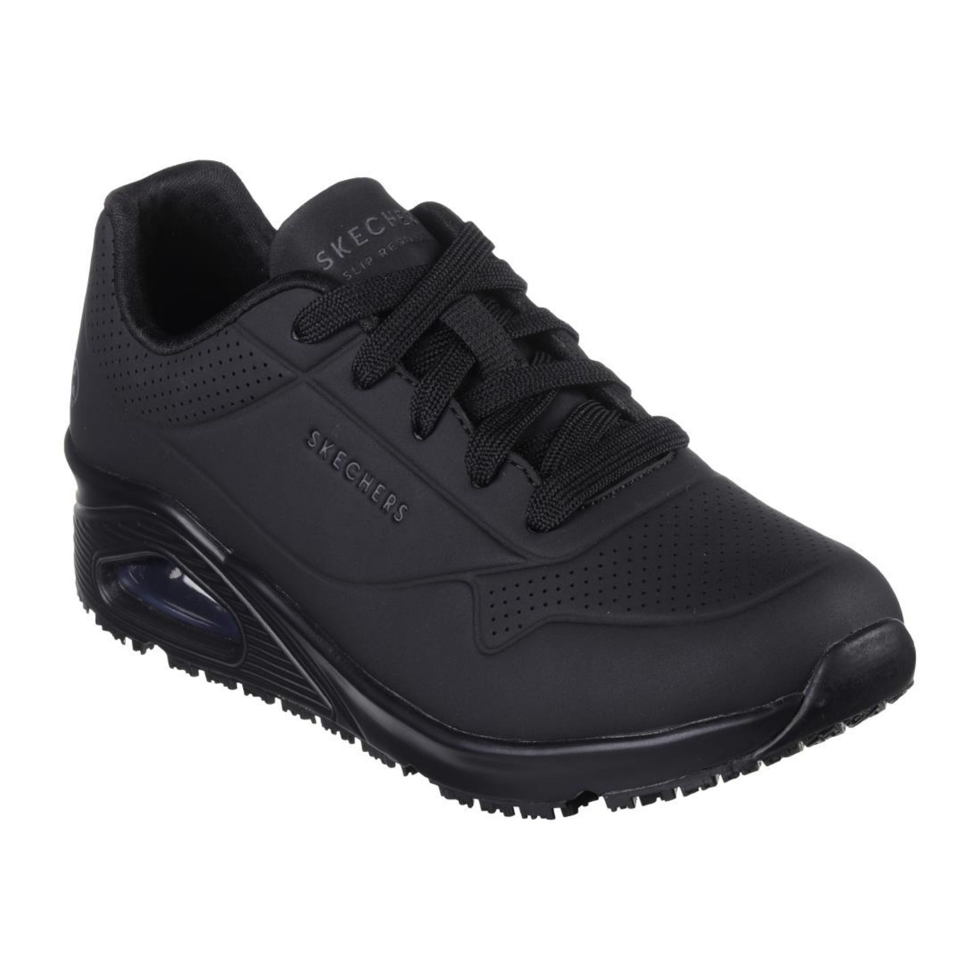 Picture of Skechers Work Womens Uno Slip Resistant Trainers Black 36 - BA004-3