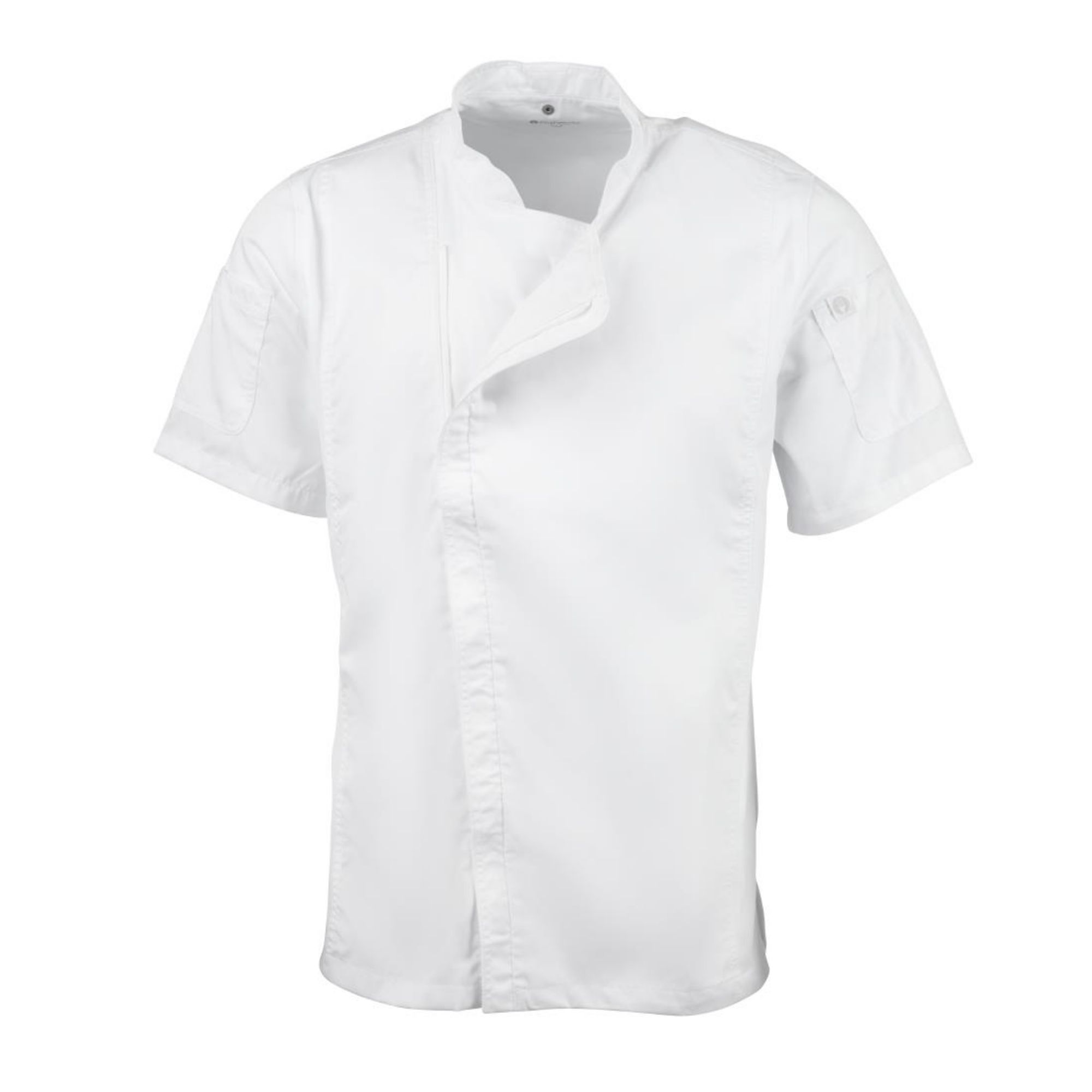 Picture of Chef Works Springfield Zipper Mens Chef Jacket White S
