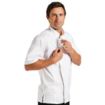 Picture of Chef Works Springfield Zipper Mens Chef Jacket White 2XL - B471-XXL