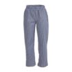 Picture of Whites Unisex Vegas Chefs Trousers Blue & White Check 2XL - B311-XXL