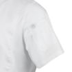 Picture of Chef Works Springfield Zipper Mens Chef Jacket White 2XL - B471-XXL